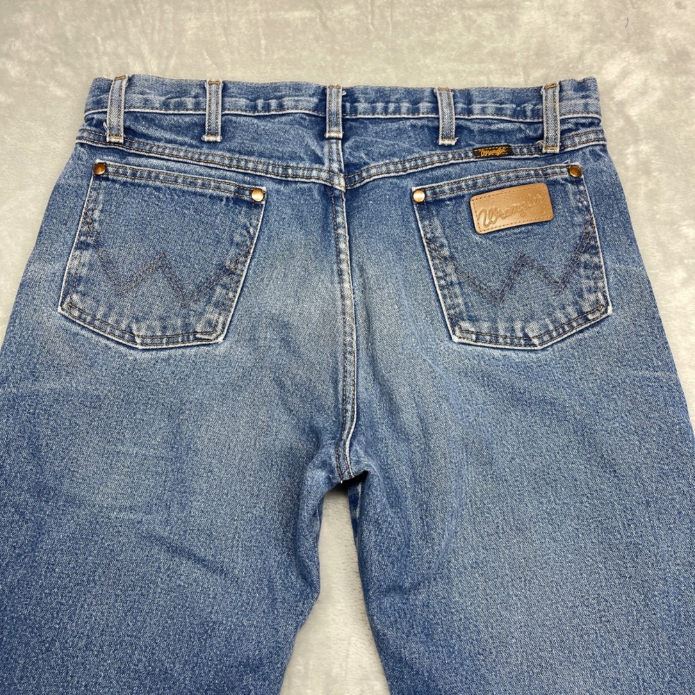 VTG Wrangler Jeans Mens 34x32 Medium Wash Blue Cowboy Cut Relaxed Fit 1013MWZPW